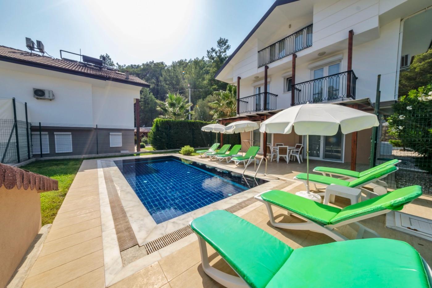 Fethiye'de Ölüdeniz Plajına Yakın, Özel Havuzlu, 8 Kişilik Villa-14050