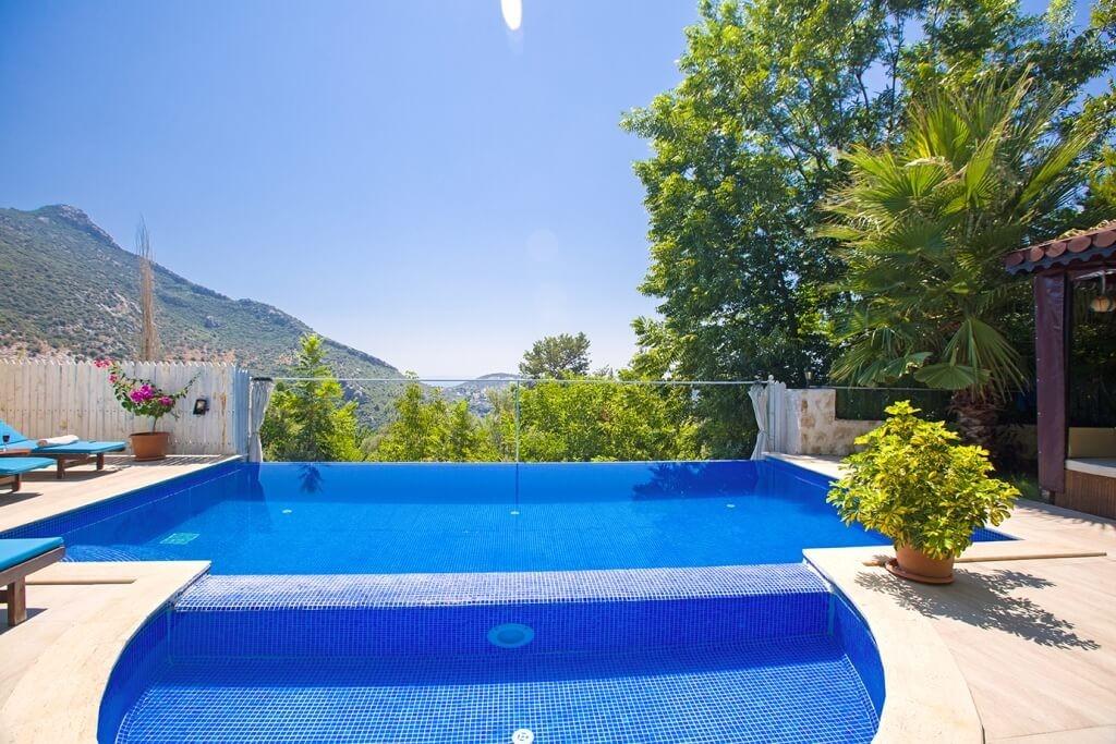 Kaş İslamlar'da Muhafazakar, Özel Havuzlu, Jakuzili, Modern Villa-12078