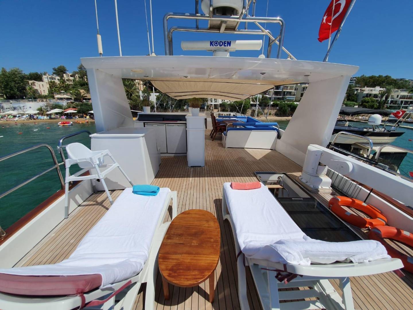 Bodrum'da 27 Metre, 8 Kişilik, Konforlu, Lüks Kiralık Motoryat