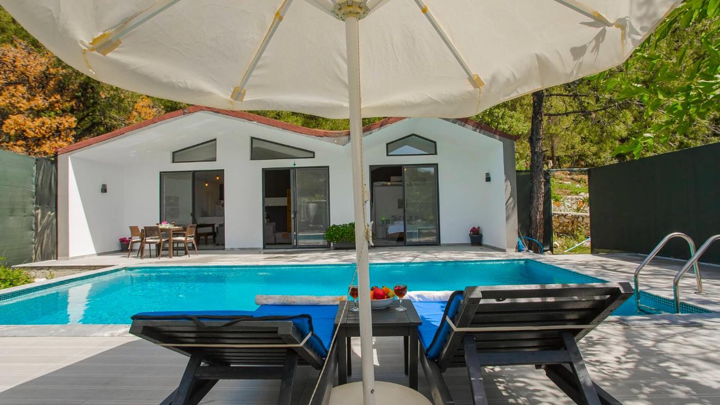 Kaş İslamlar'da Doğa İçerisinde, Özel Havuzlu, Romantik Villa-23526