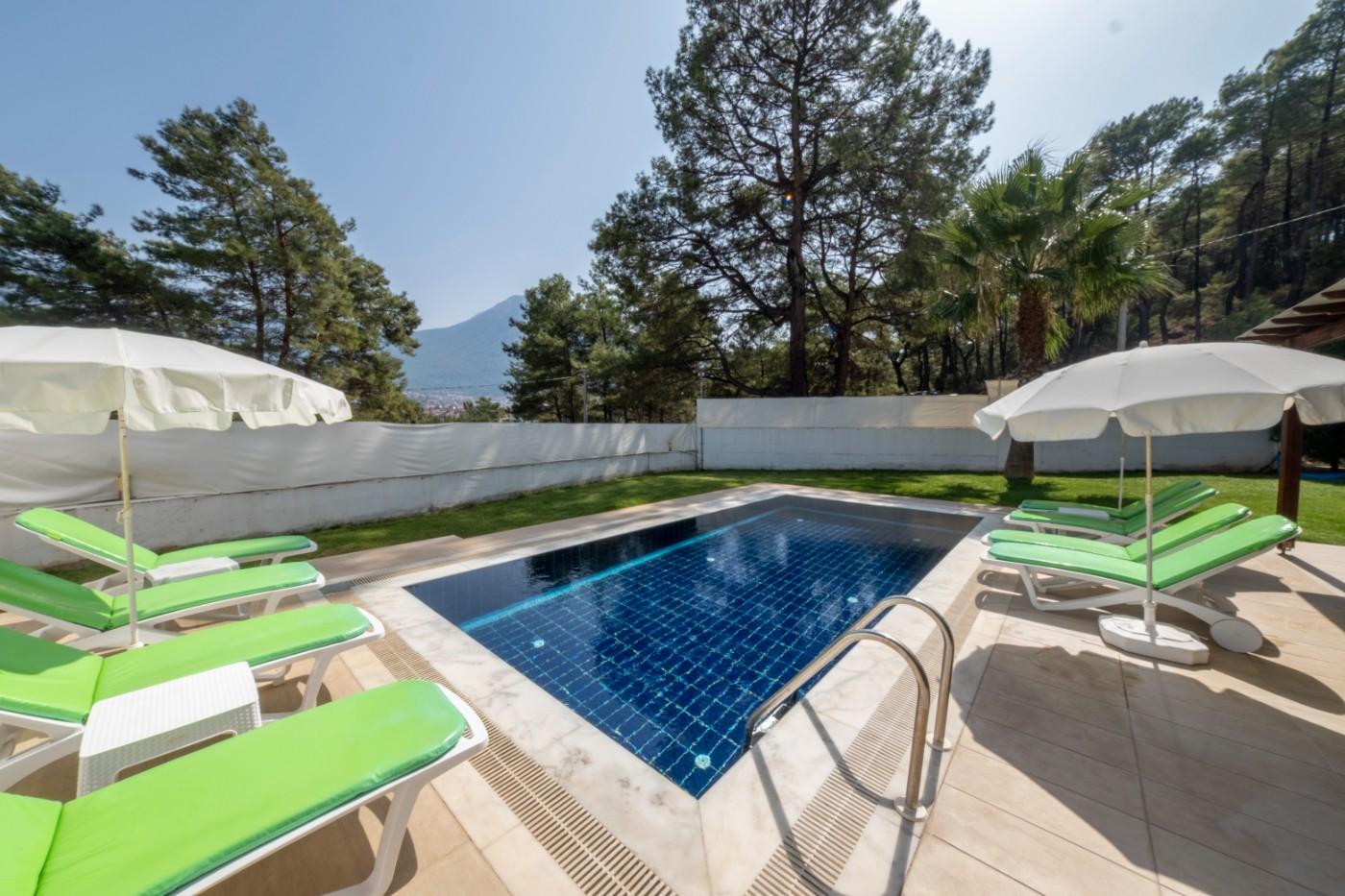 Fethiye’de Ölüdeniz Plajına Yakın, 8 Kişilik, Özel Havuzlu Lüks Villa-14007