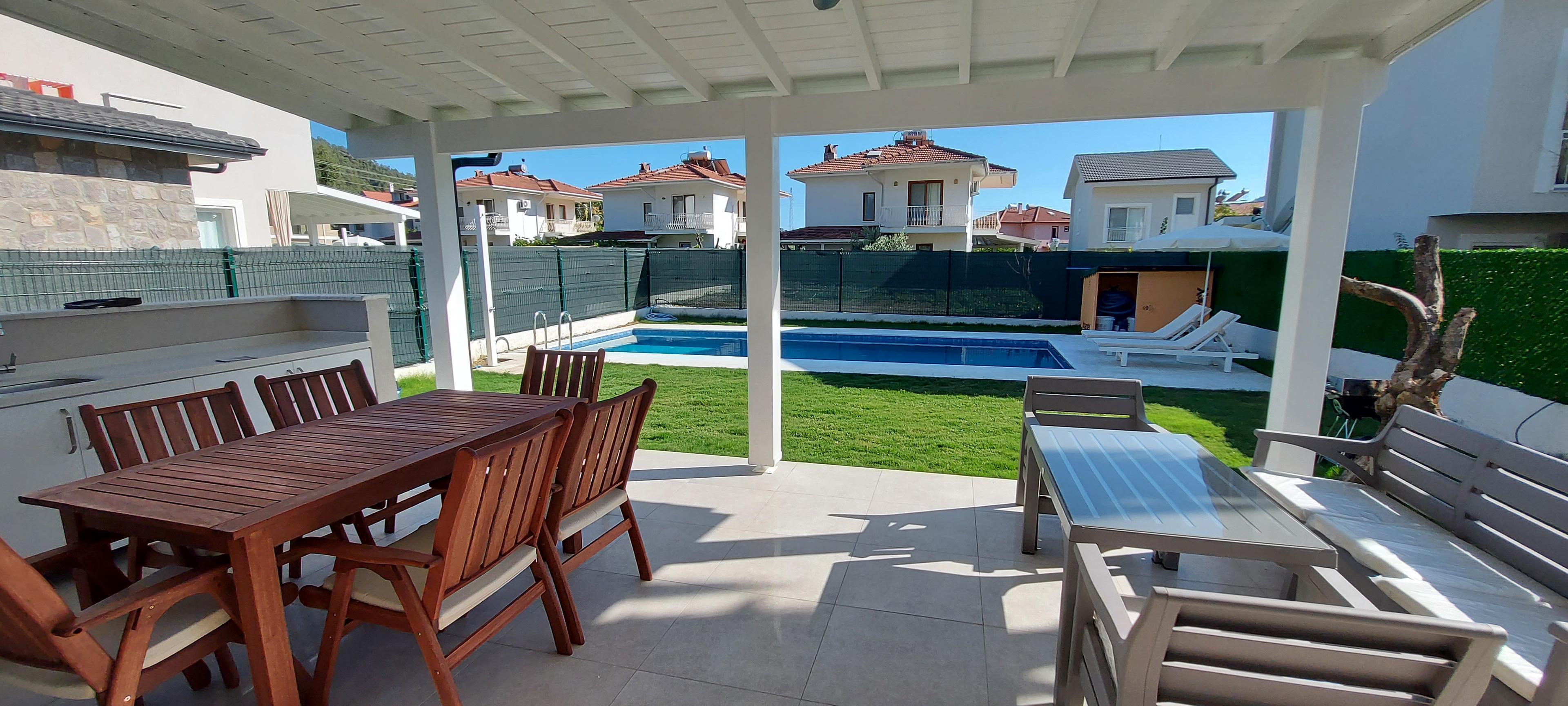 Fethiye Göcek'te Kalabalık Ailelere Uygun, Özel Havuzlu Kiralık Villa-24036