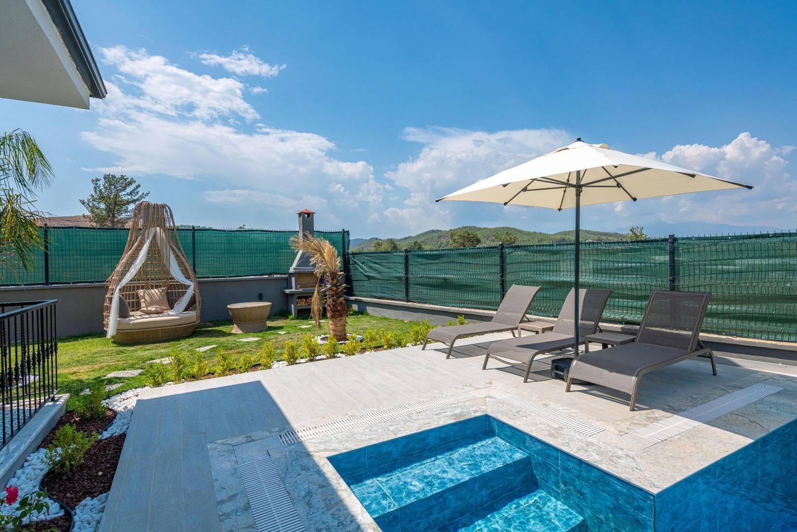 Muğla Seydikemer'de Doğa İçerisinde, Özel Havuzlu ve Jakuzili Villa-27669