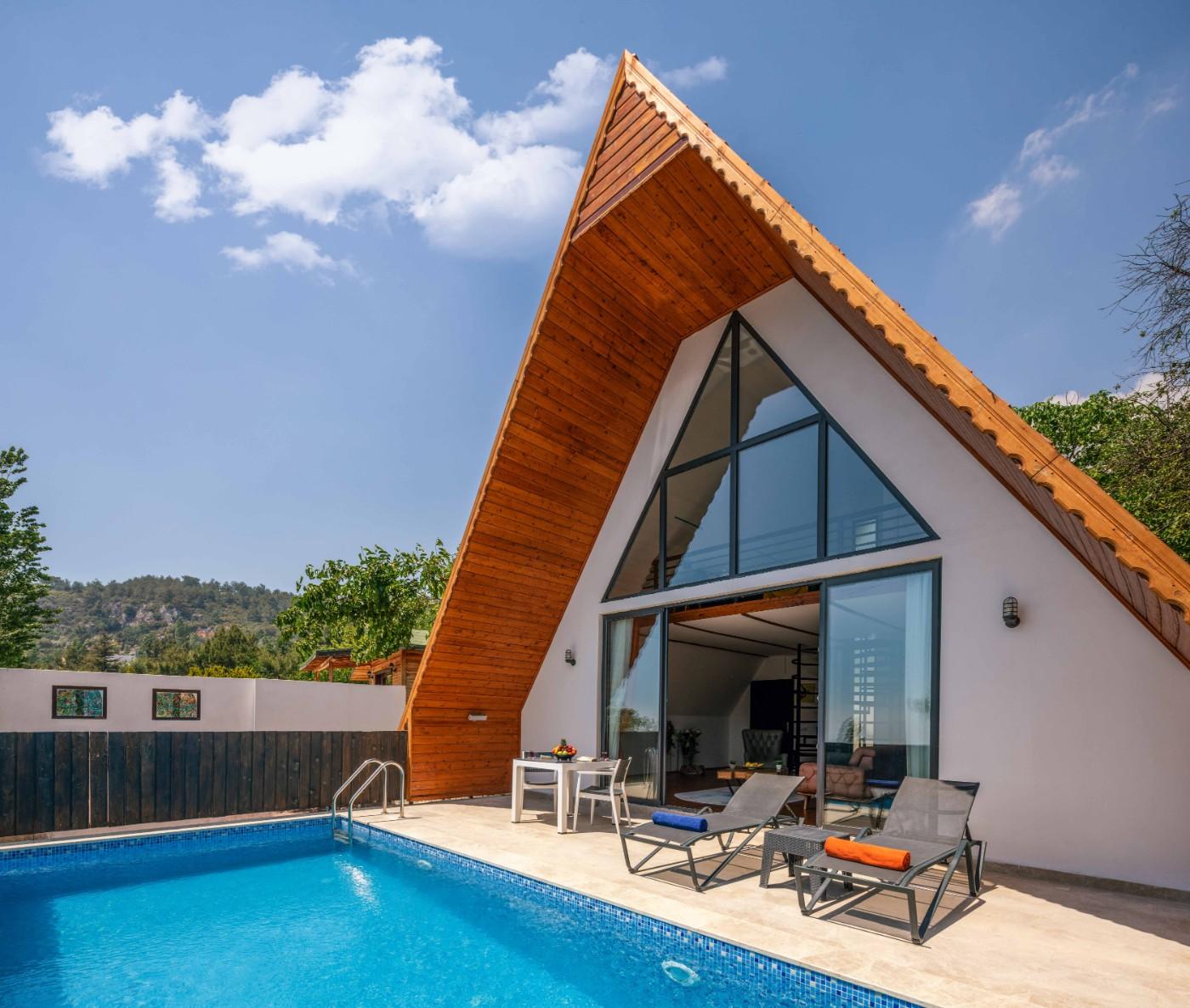 Kaş İslamlar'da Enfes Doğa Manzaralı, Özel Havuzlu, Balayı Villası-22781