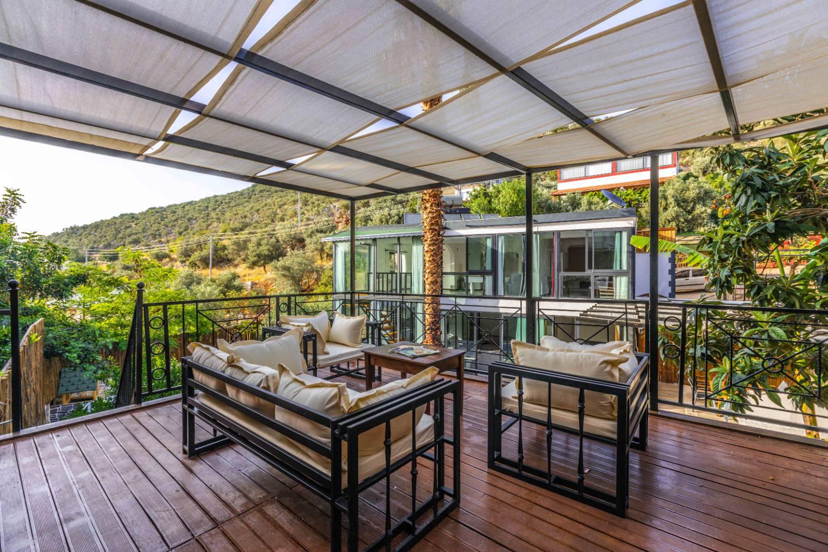 Kalkan Ulugöl'de Muhteşem Doğa İçerisinde, Jakuzili, Kiralık Villa-29149