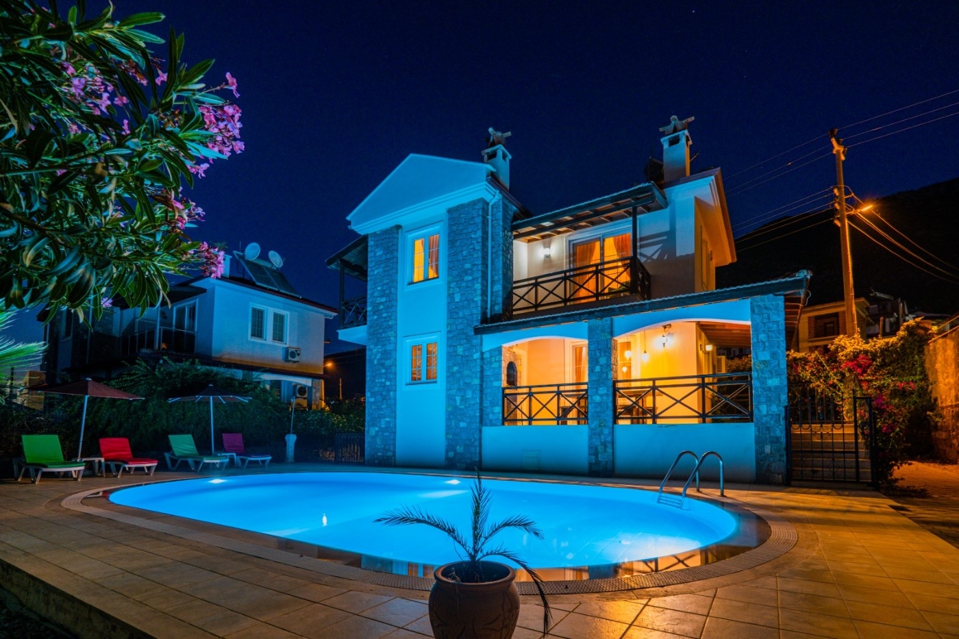 Fethiye Ölüdeniz'de Lüks Tasarıma Sahip, Özel Havuzlu, Kiralık Villa