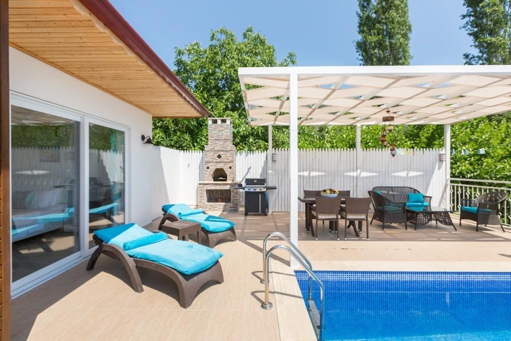 Kaş İslamlar'da Keyif Dolu Doğada, Özel Havuzlu, Kiralık Villa-12090