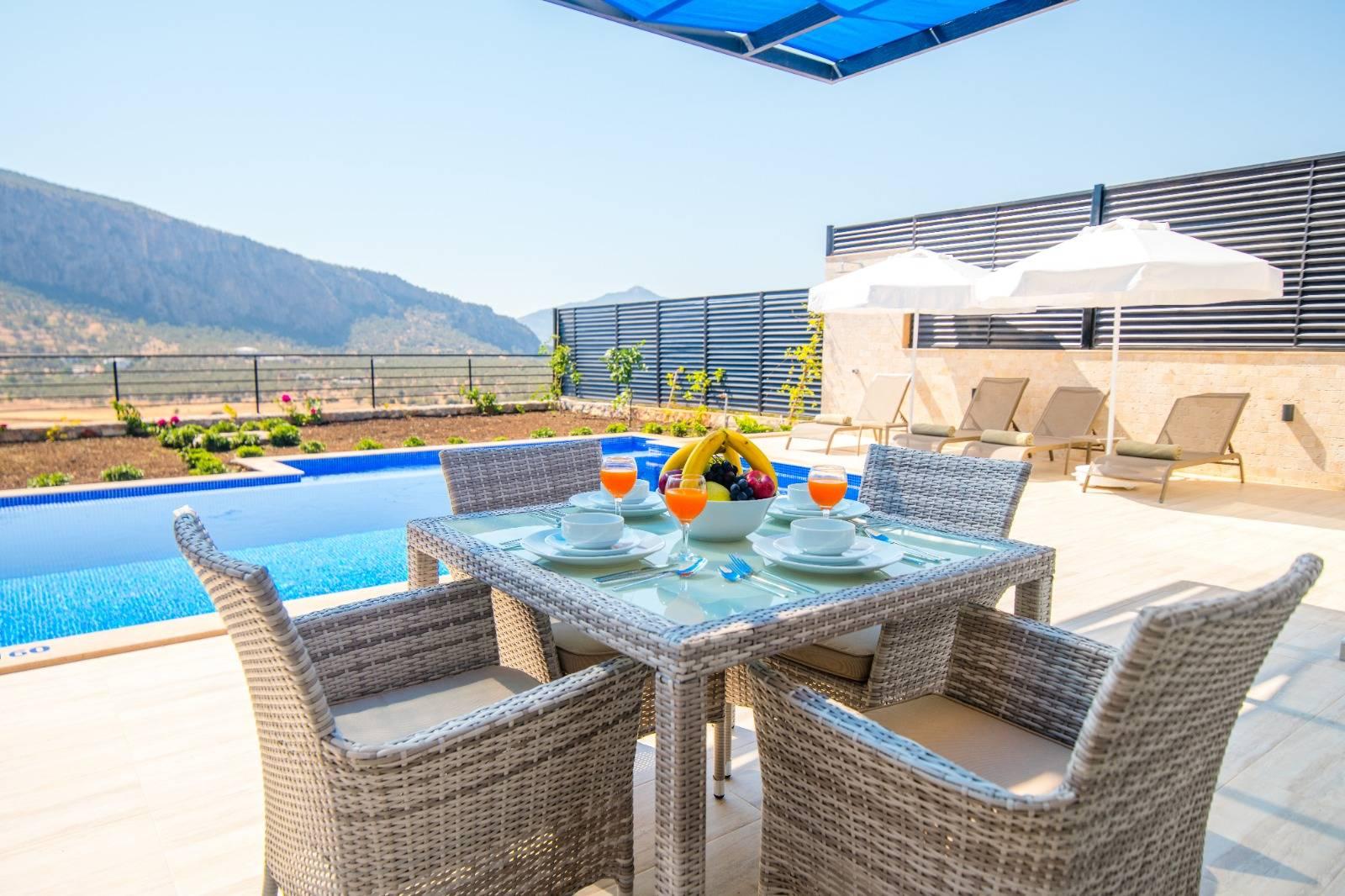 Kaş Ulugöl'de Eşsiz Doğada, Özel Havuzlu, Kiralık Villa-29125