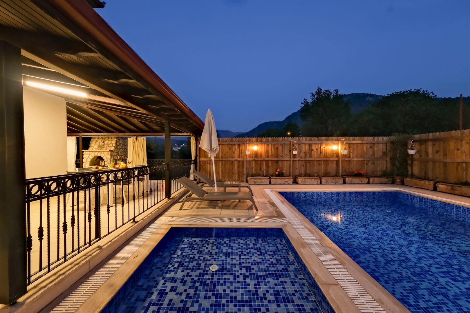 Fethiye Kayaköy'de Doğayla İç İçe, Özel Havuzlu, Jakuzili Villa-26369