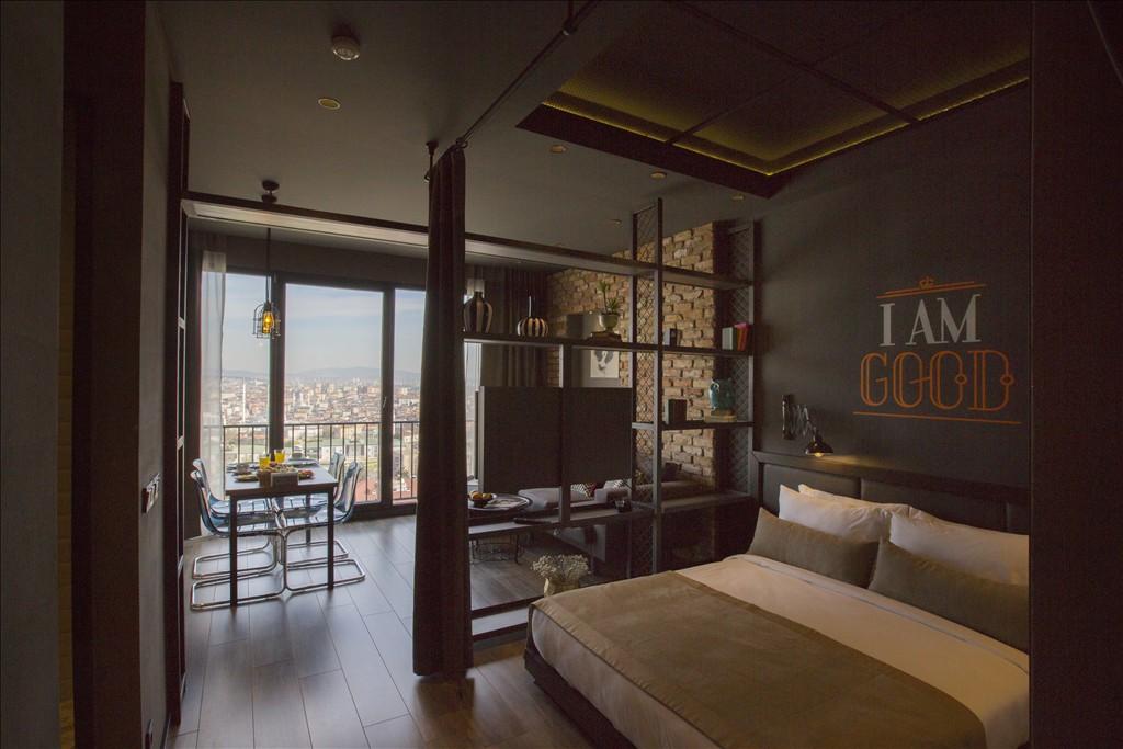 İstanbul Ataşehir'de Şehir Manzaralı, Konforlu, Balayı Dairesi-16182