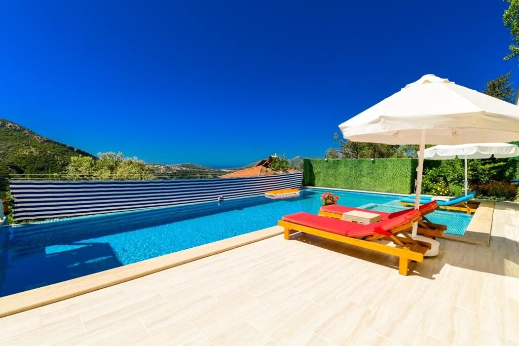 Kaş İslamlar'da Doğa İle İç İçe, Özel Havuzlu, Jakuzili Villa-19418