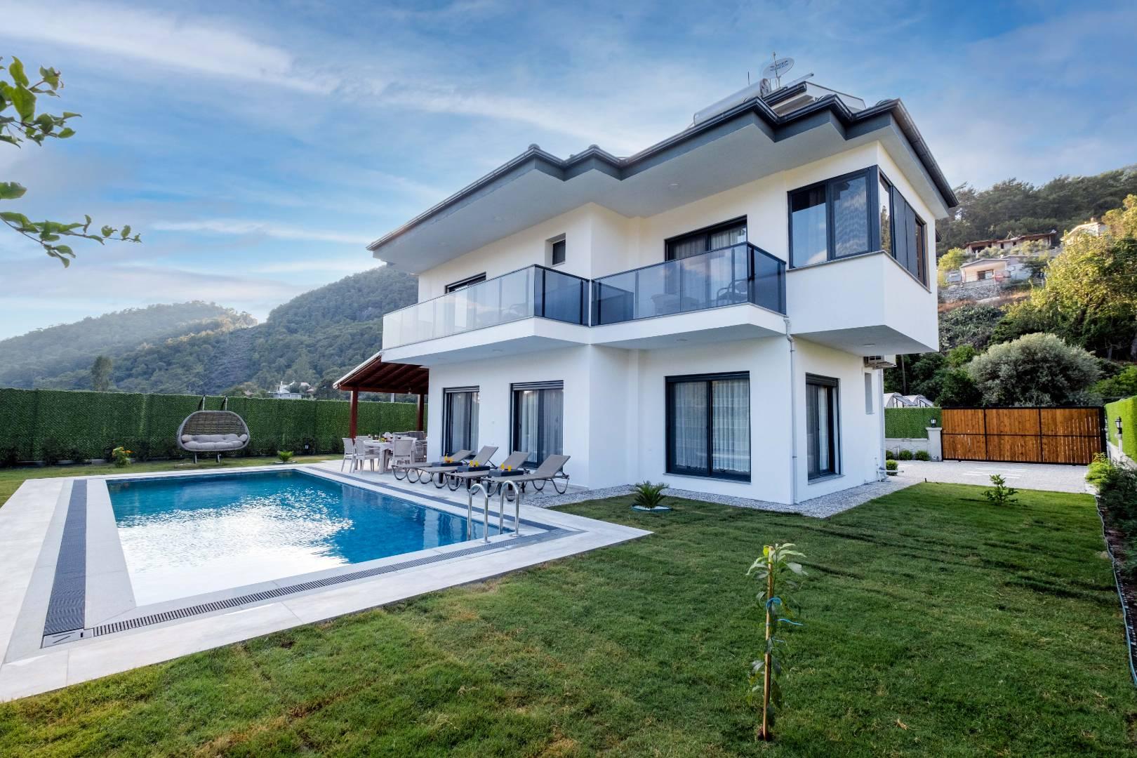 Fethiye İnlice'de Kalabalık Ailelere Uygun, Özel Havuzlu, Lüks Villa-29564