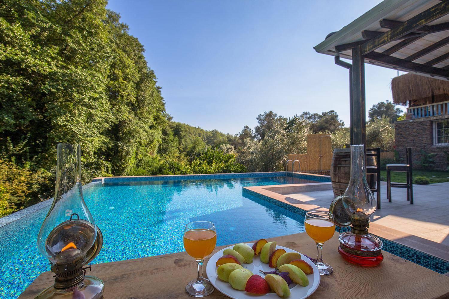 Fethiye İnlice'de Doğayla İç İçe, Özel Havuzlu, Geniş Villa-31734