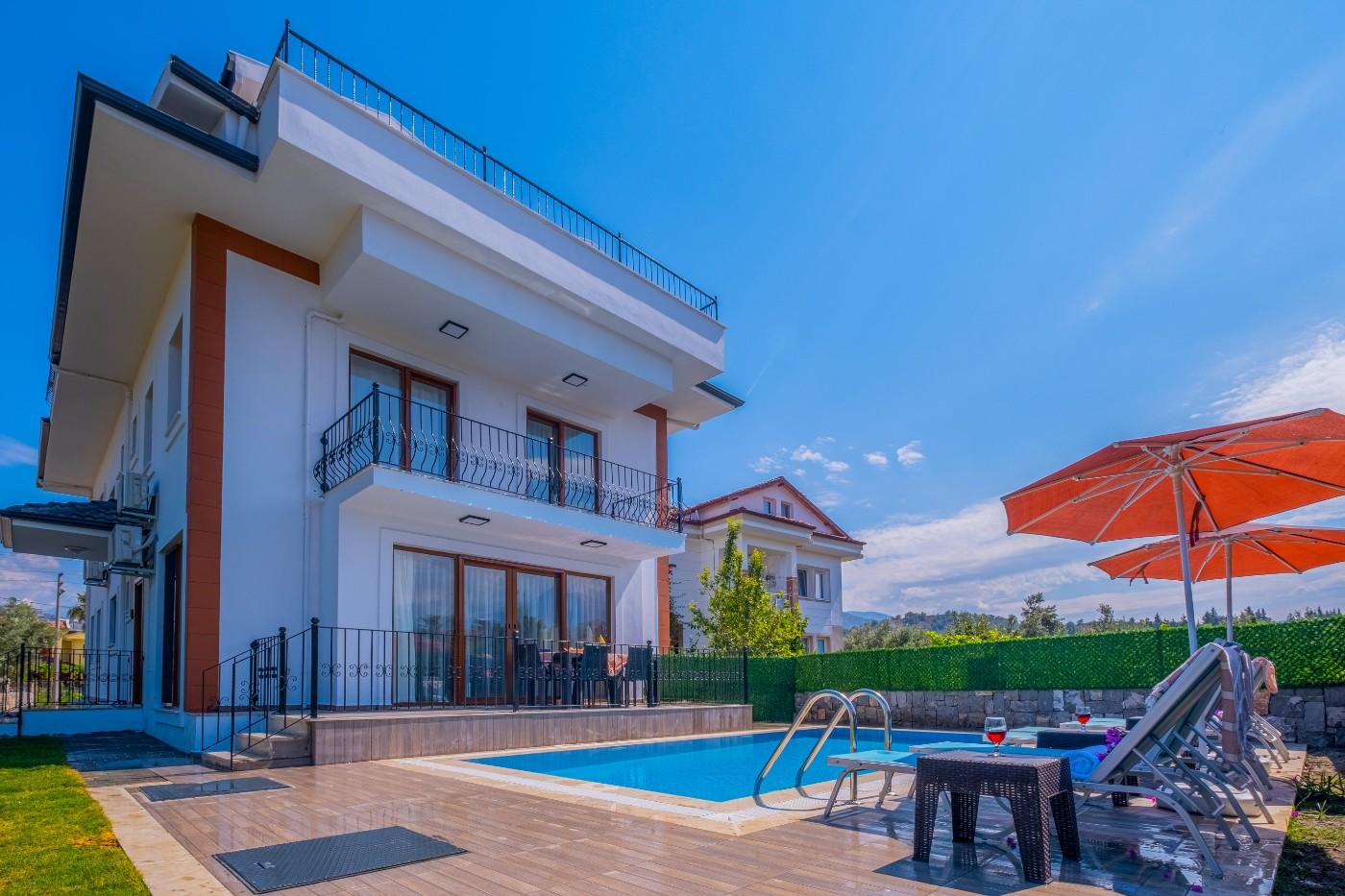 Fethiye Foça'da Muhteşem Doğada, Özel Havuzlu, Jakuzili, Lüks Villa-21968