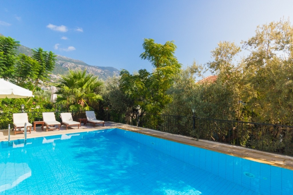 Kaş Kalkan'da Deniz Manzaralı, Özel Havuzlu, Merkezi Villa