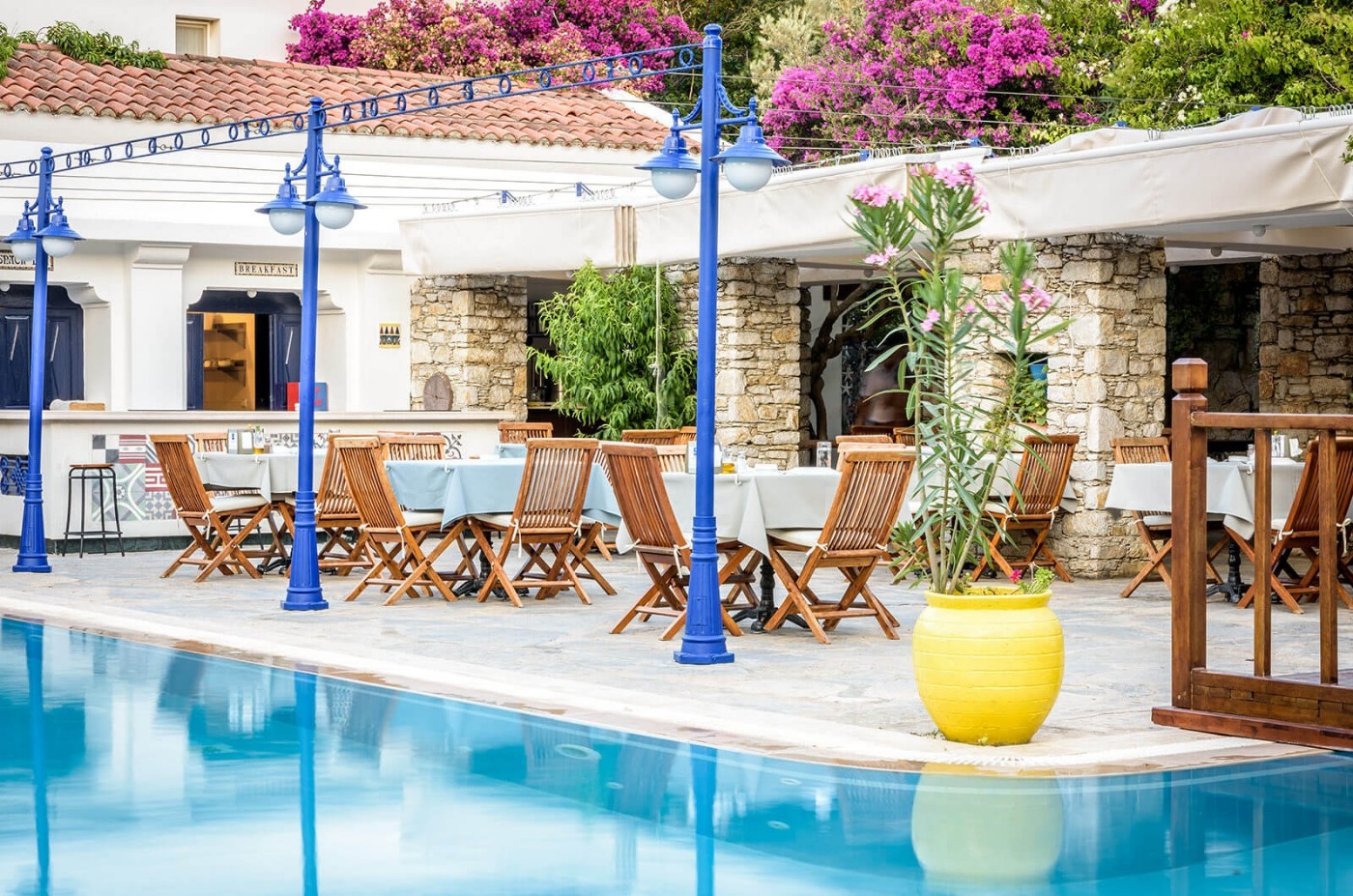 Datça'da Mükemmel Tesis İçerisinde, Ortak Havuzlu, Göz Alıcı Tatil Evi