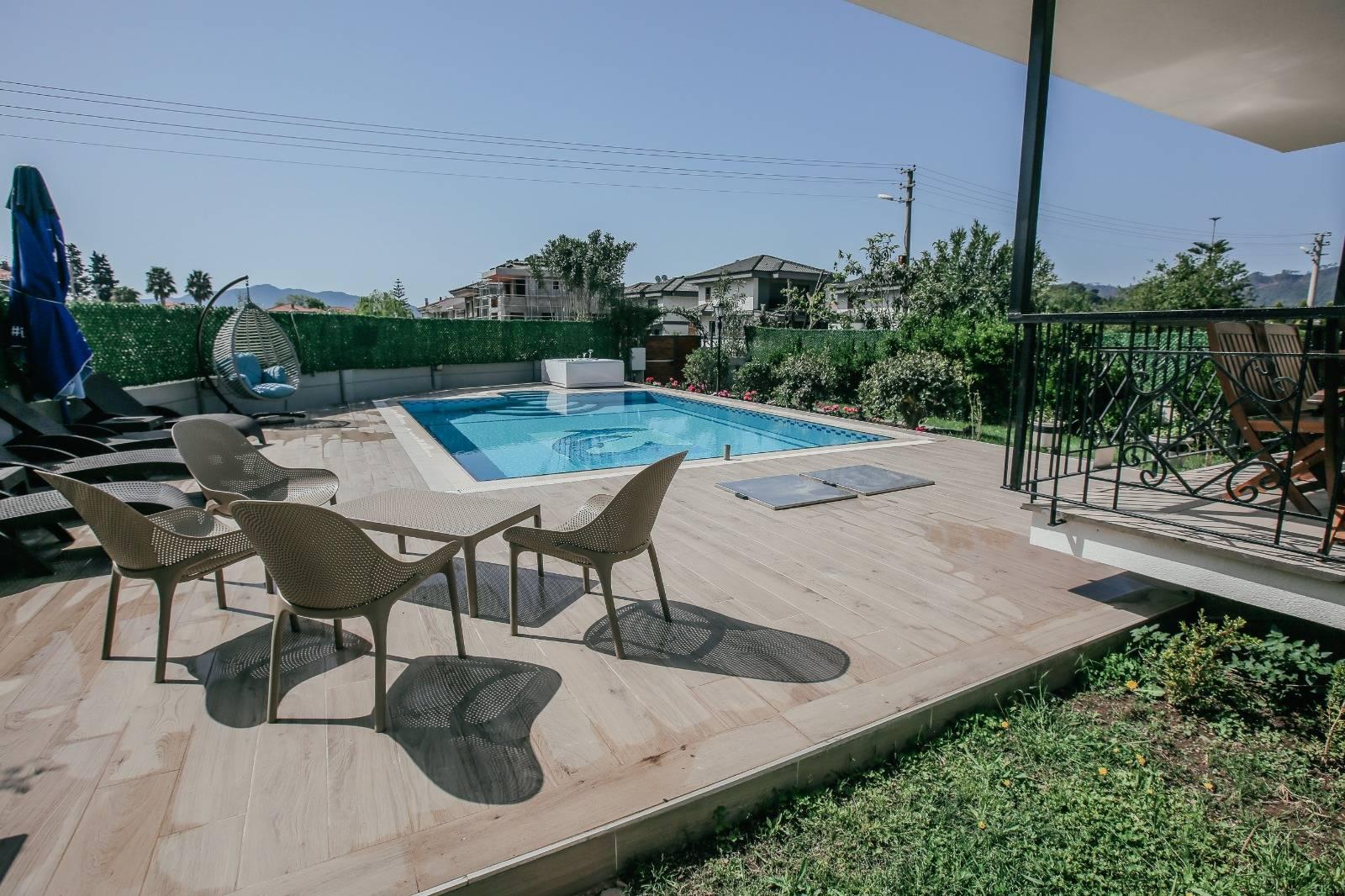 Marmaris Çamdibi'de Eşsiz Doğada, Özel Havuzlu, Şık Kiralık Villa-22778