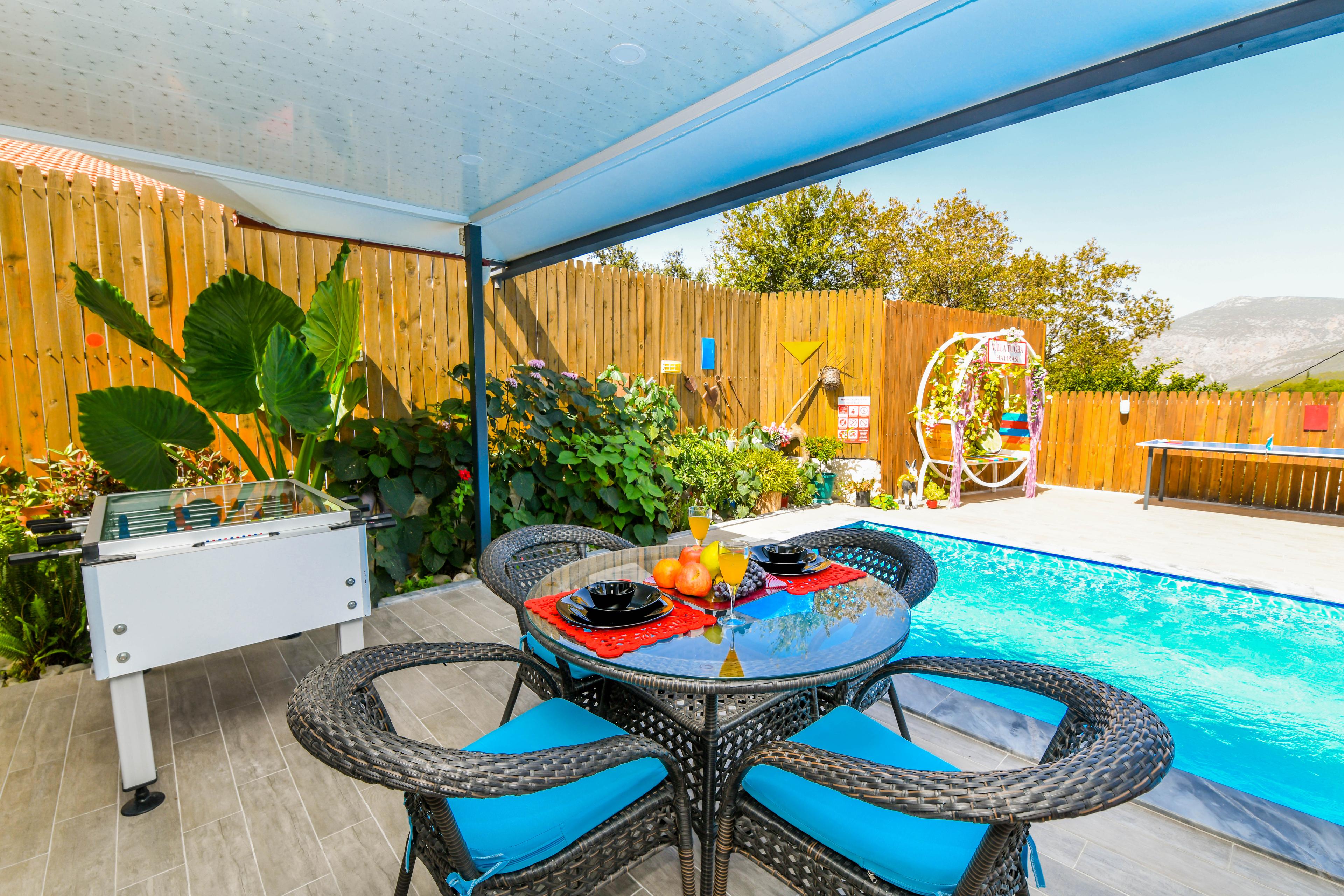 Kaş Üzümlü'de Doğayla İç İçe, Özel Havuzlu, Jakuzili Villa-19587