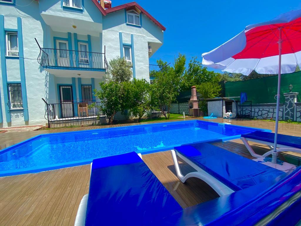Fethiye'de Karaçulha'da Denize Yakın, Ortak Havuzlu, 3+1, Konforlu Ev-21315