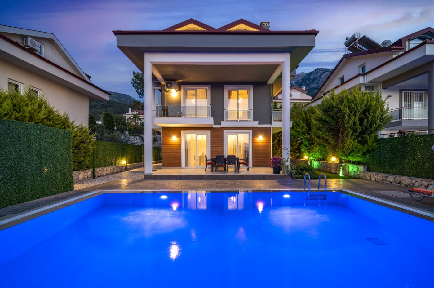 Fethiye Ölüdeniz'de Keyifli Doğada, Isıtmalı Havuzlu, Kiralık Villa