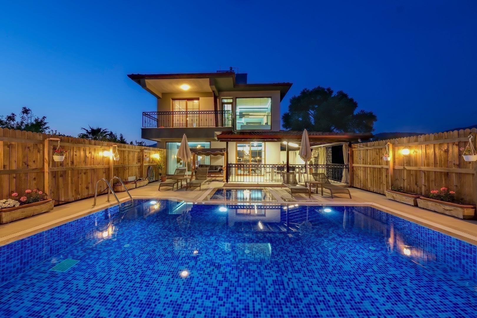 Fethiye Kayaköy'de Doğayla İç İçe, Özel Havuzlu, Jakuzili Villa-26369