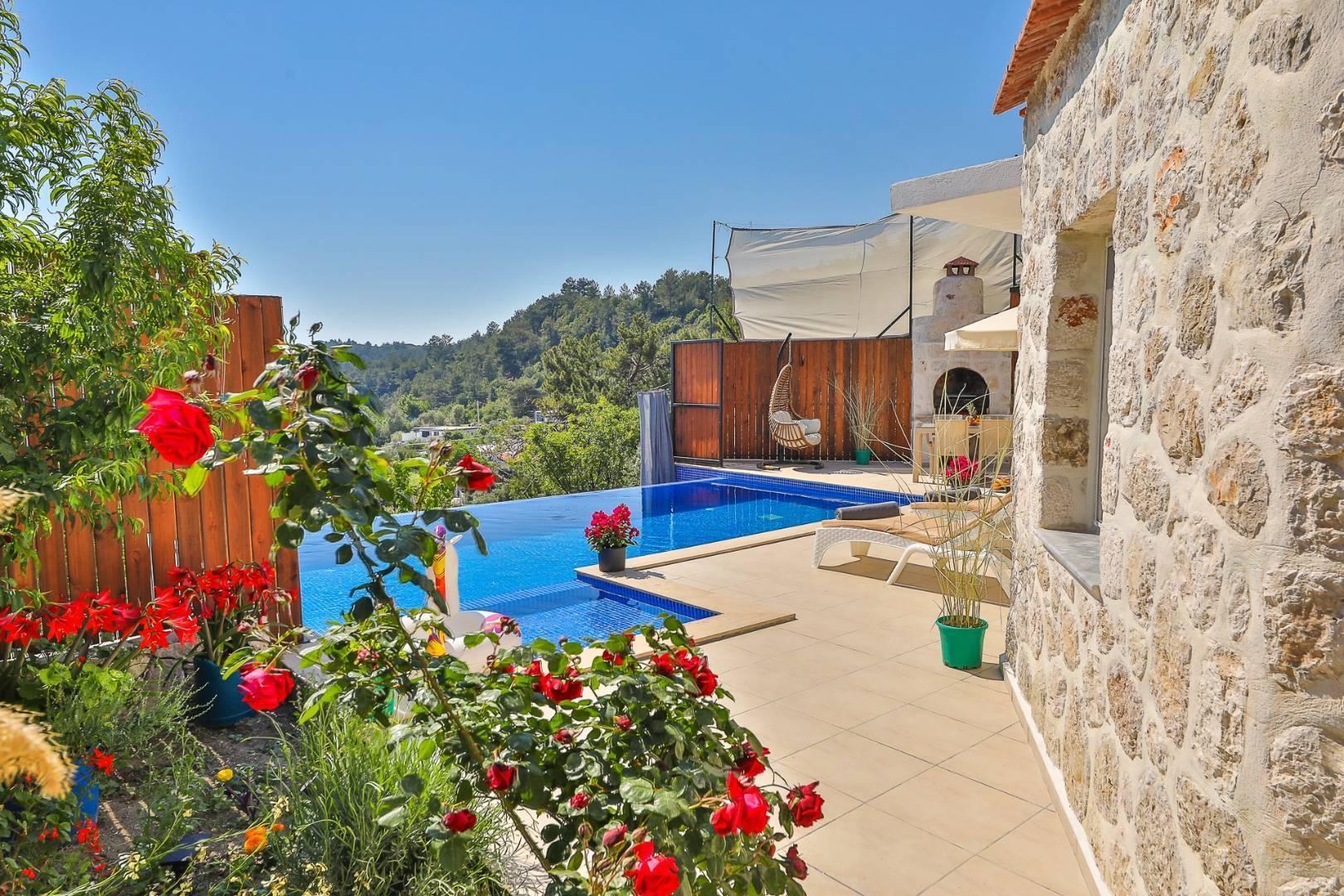 Kaş İslamlar'da Enfes Deniz Manzaralı, Özel Havuzlu, Lüks Villa-30695