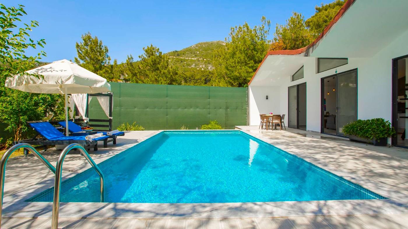 Kaş İslamlar'da Doğa İçerisinde, Özel Havuzlu, Romantik Villa-23526