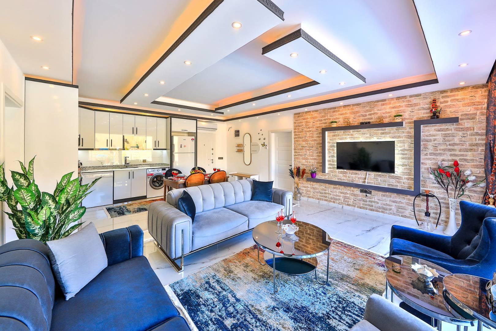 Kaş Çavdır'da Sessiz Konumda, Özel Havuzlu, Jakuzili, Modern Villa-27076