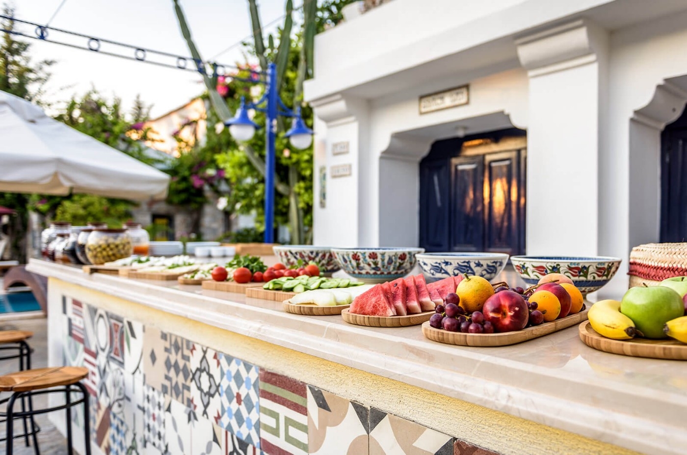 Muğla Datça'da Tesis İçerisinde, Ortak Havuzlu, Tatil Evi