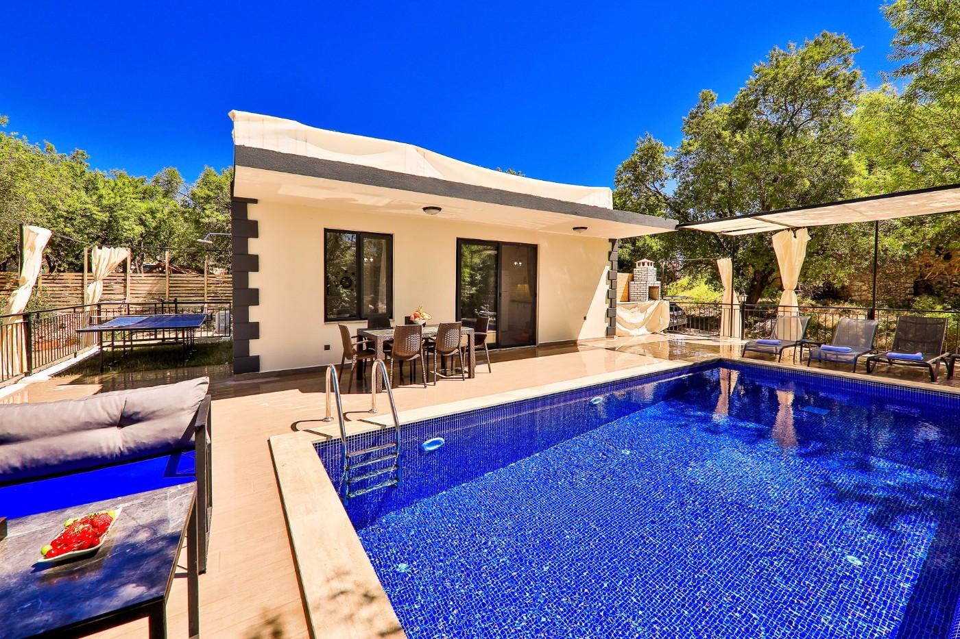 Kaş Ağullu'da Doğa İçerisinde, Özel Havuzlu, Ekonomik Villa-21106