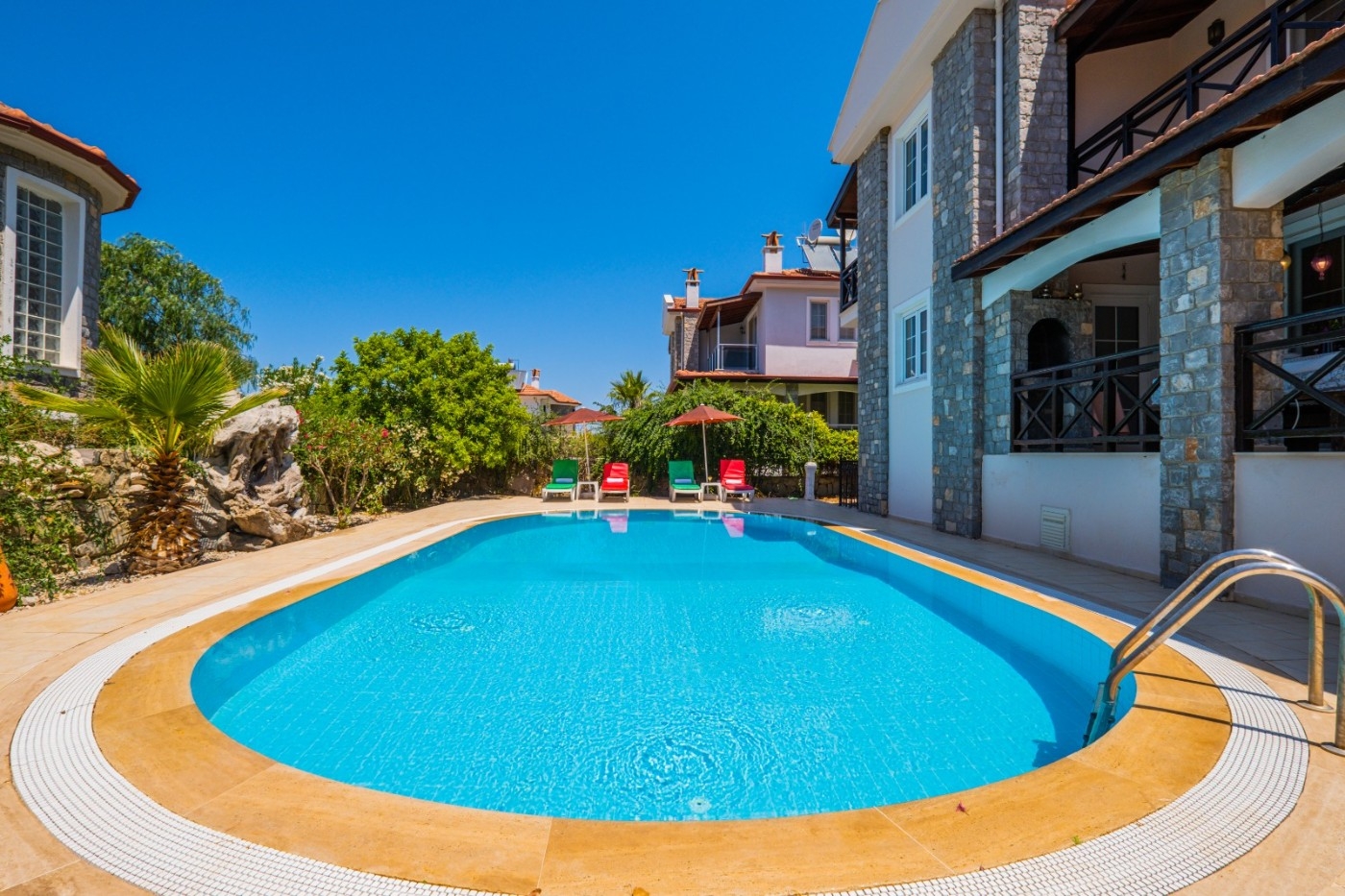 Fethiye Ölüdeniz'de Lüks Tasarıma Sahip, Özel Havuzlu, Kiralık Villa