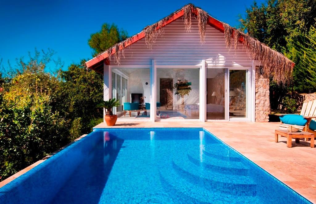 Kaş İslamlar'da Doğayla Baş Başa, Özel Havuzlu, Balayı Villası-12102