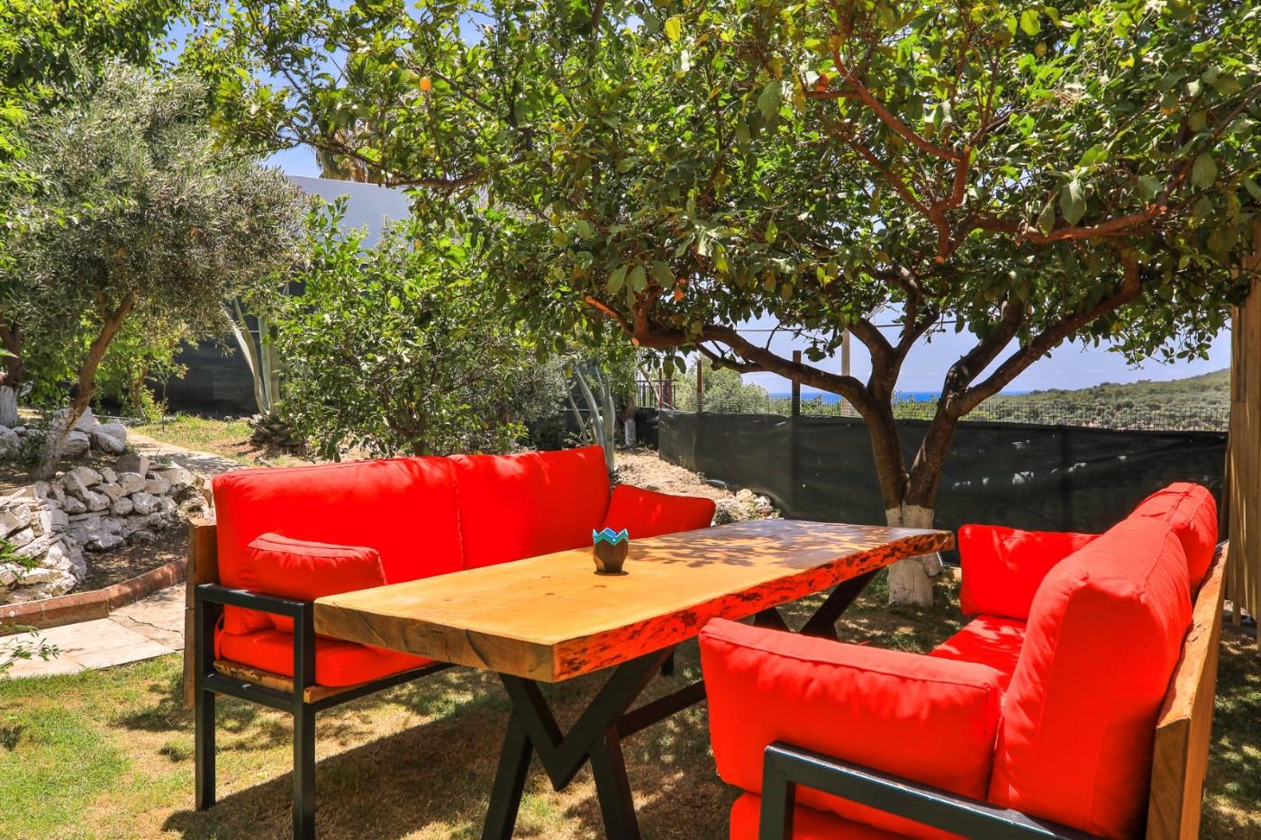 Kaş Patara'da Geniş Bahçeli, Isıtma Havuzlu, Saunalı, Jakuzili Villa-20871