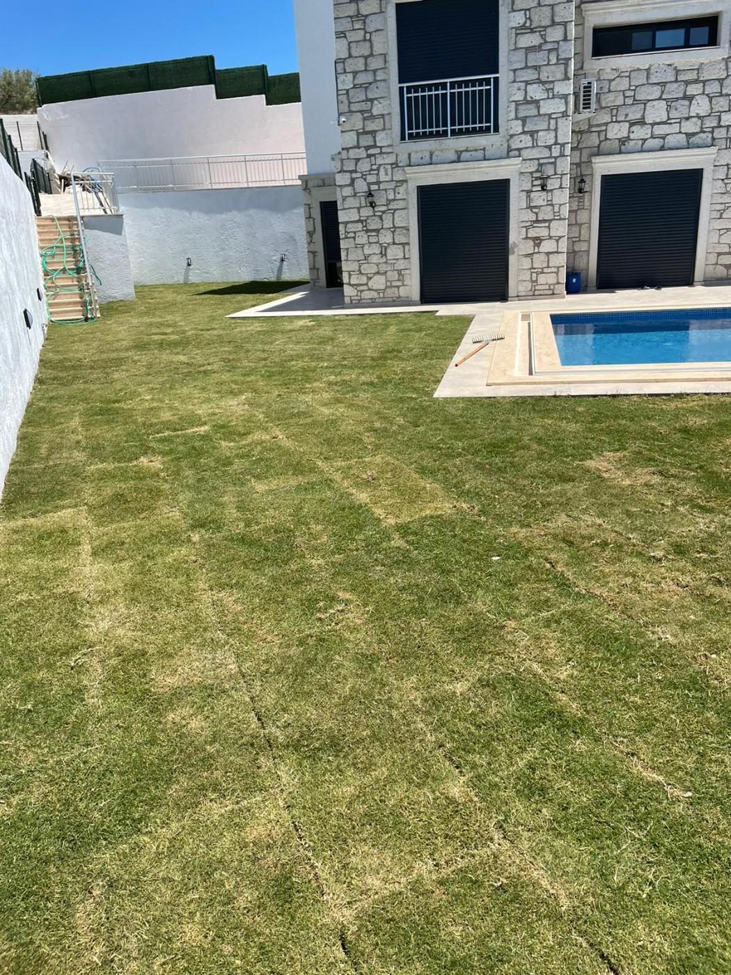 Çeşme'de Deniz Manzaralı, Özel Havuzlu, Muhteşem Tasarımlı Villa-21424