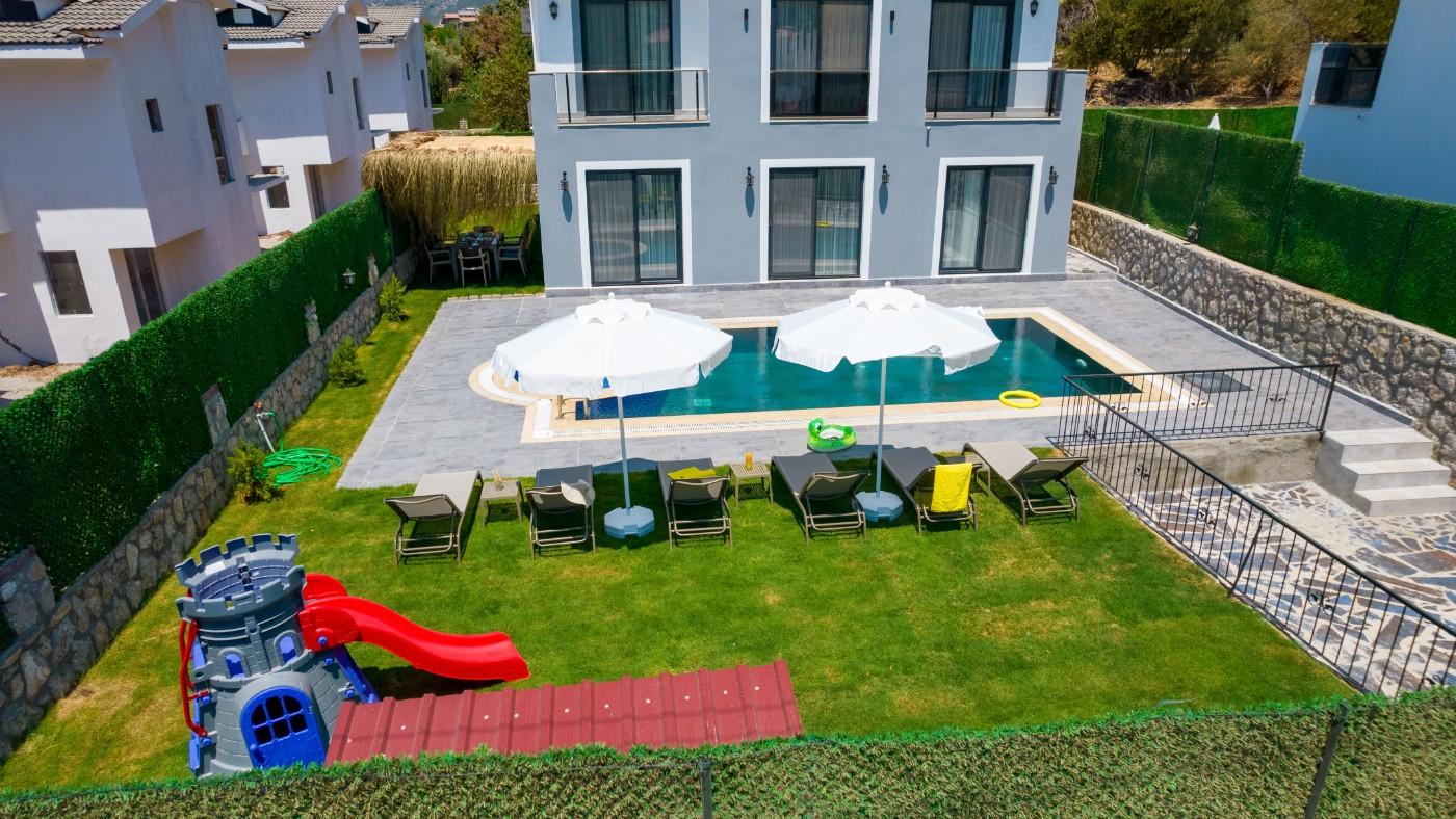 Fethiye Ölüdeniz'de Bahçeli, Özel Havuzlu, Yazlık Villa-22248
