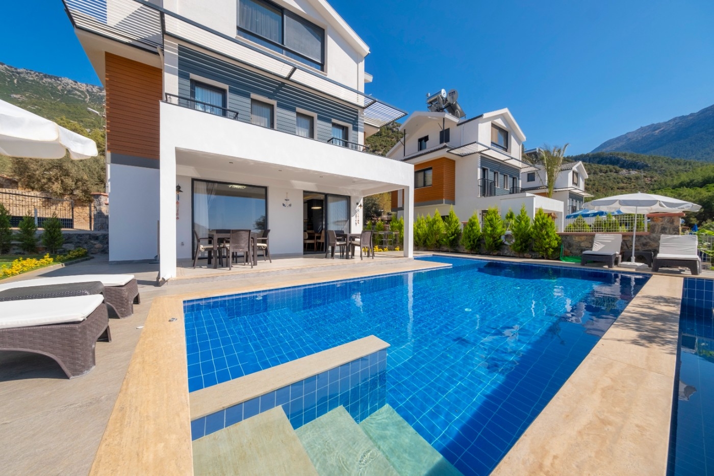 Fethiye Ölüdeniz'de Özel Havuzlu, Doğa Manzaralı, Kiralık Villa