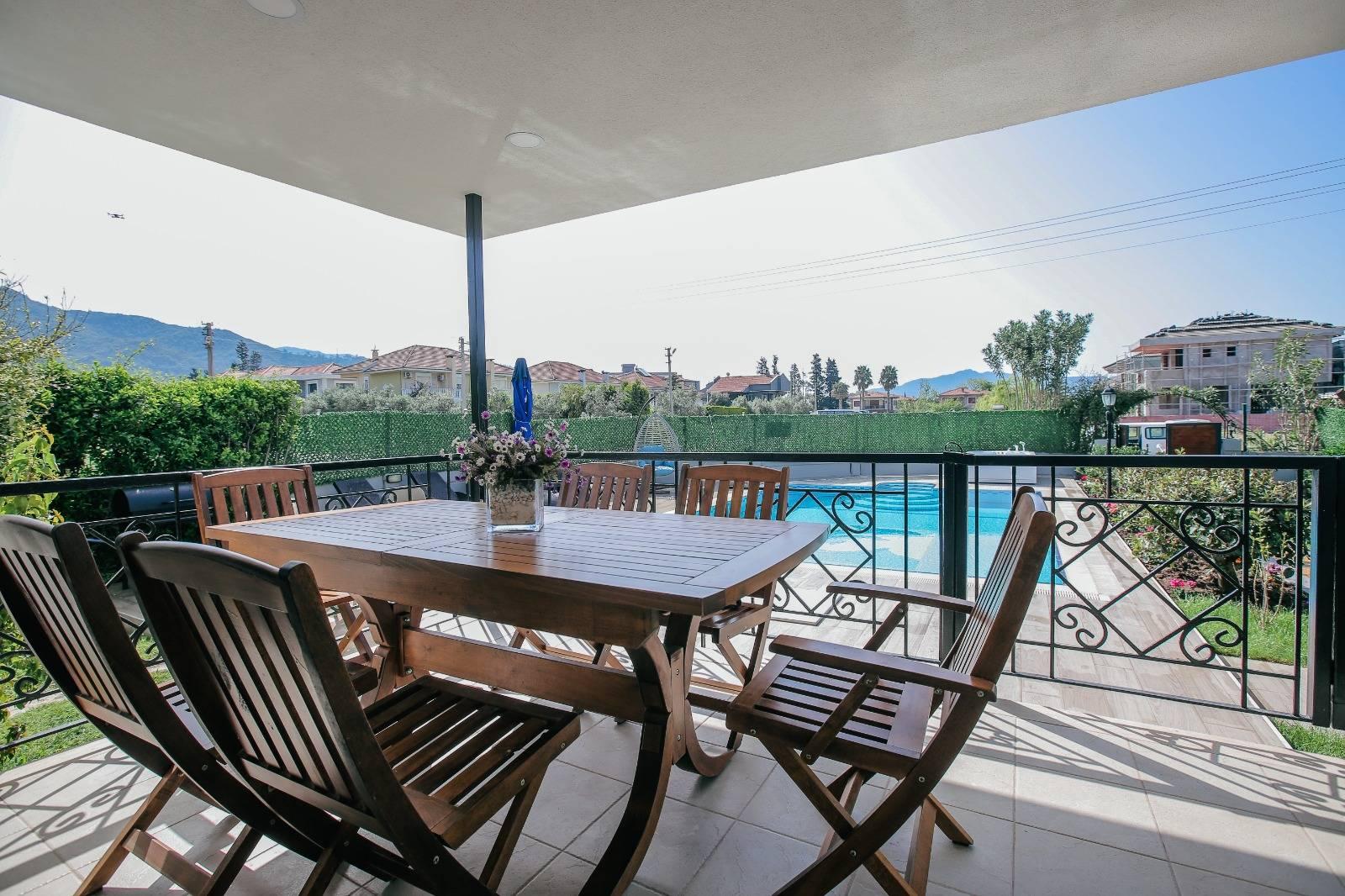 Marmaris Çamdibi'de Eşsiz Doğada, Özel Havuzlu, Şık Kiralık Villa-22778