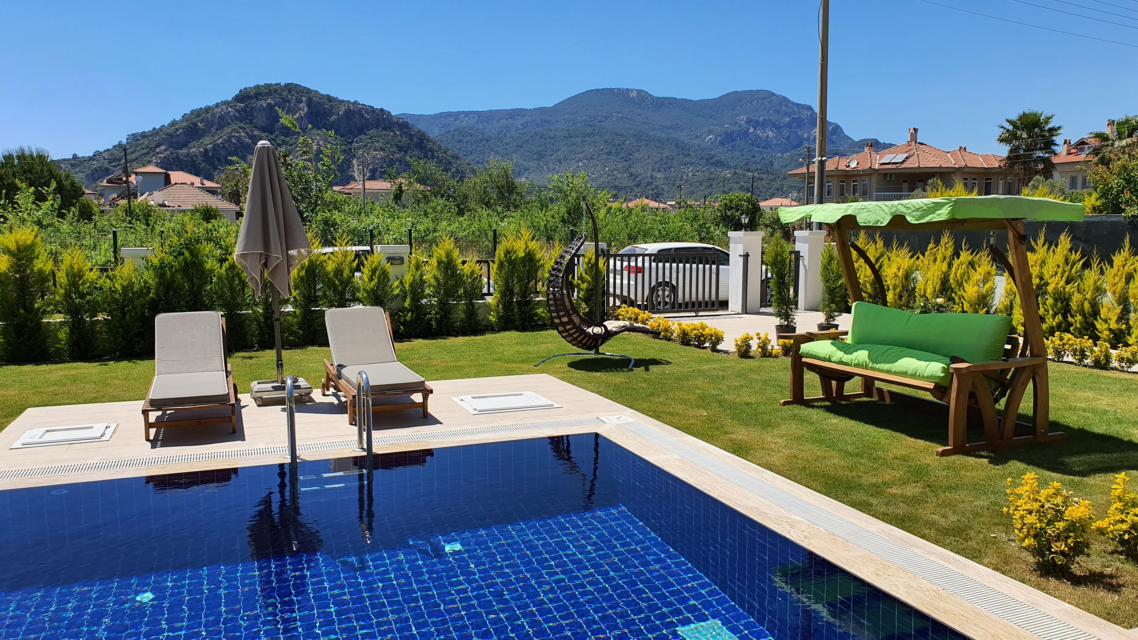 Dalyan'da Muhteşem Doğa Manzaralı, Özel Havuzlu, 8 Kişilik Villa-24438