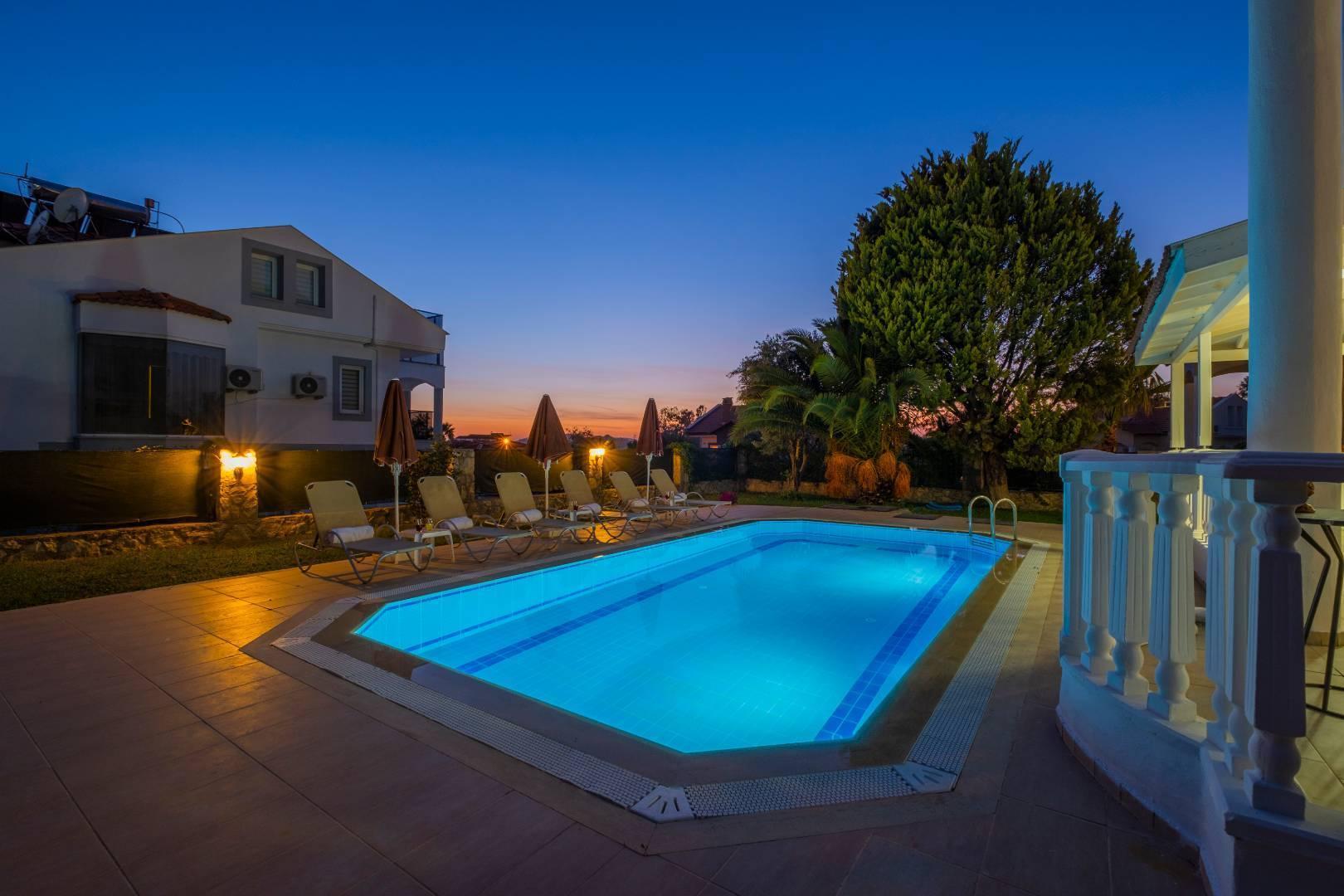 Fethiye Ovacık'ta Panoramik Orman Manzaralı, Özel Havuzlu, Lüks Villa-13662