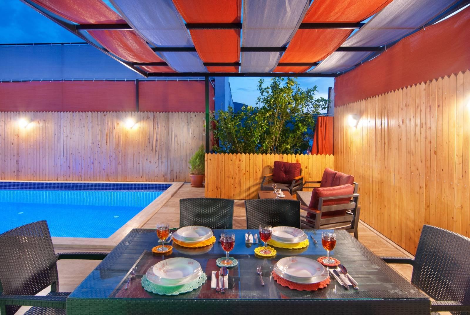 Kaş Yeşilköy'de Enfes Doğada, Özel Havuzlu, Jakuzili, Kiralık Villa-27973