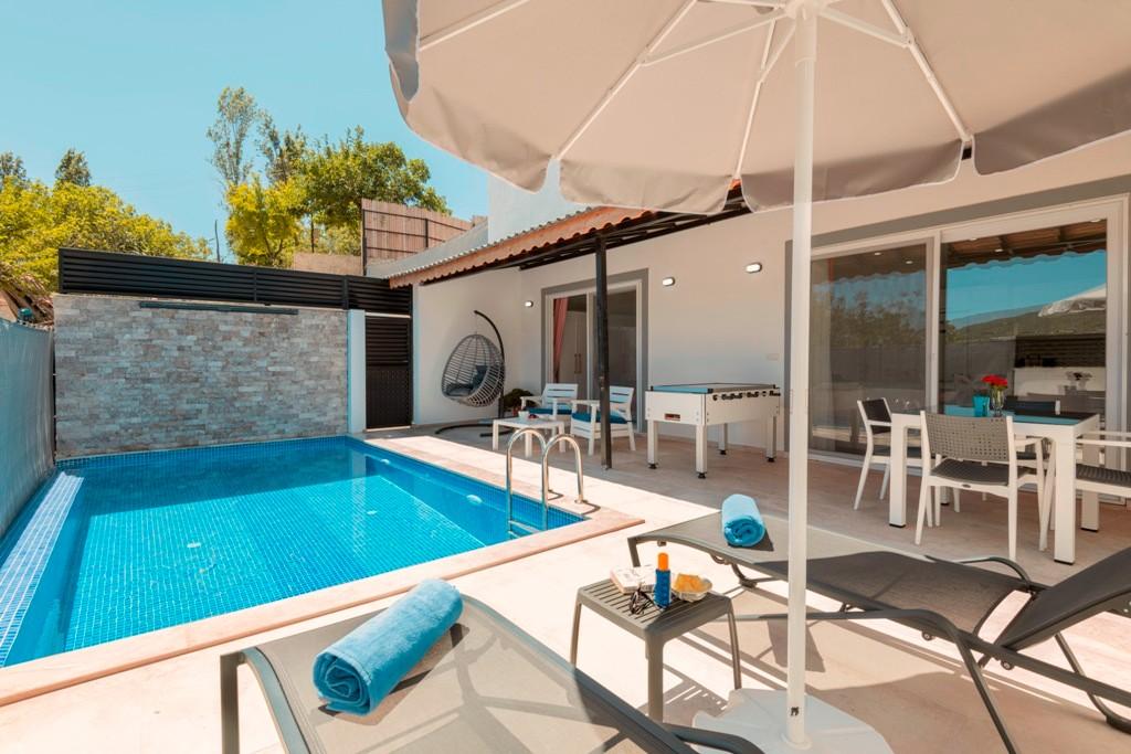 Kaş İslamlar'da Muhteşem Doğada, Özel Havuzlu, Balayı Villası-22334