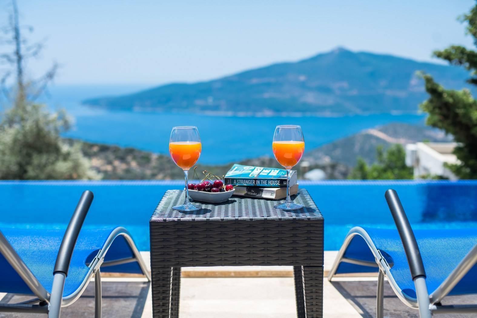 Kalkan Kördere'de Harika Deniz Manzaralı, Özel Havuzlu, Modern Villa-31257