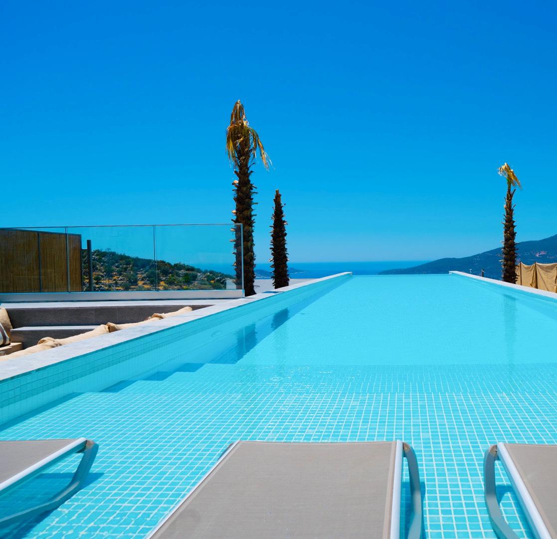 Kalkan Kördere'de Eşsiz Deniz Manzaralı, Özel Havuzlu, 6 Kişilik Villa-27395