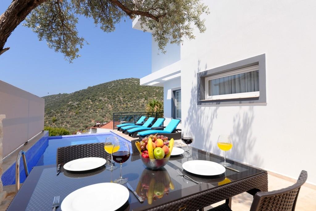 Kaş Kalkan'da Doğa ve Deniz Manzaralı, Özel Havuzlu, Merkezi Villa-13827