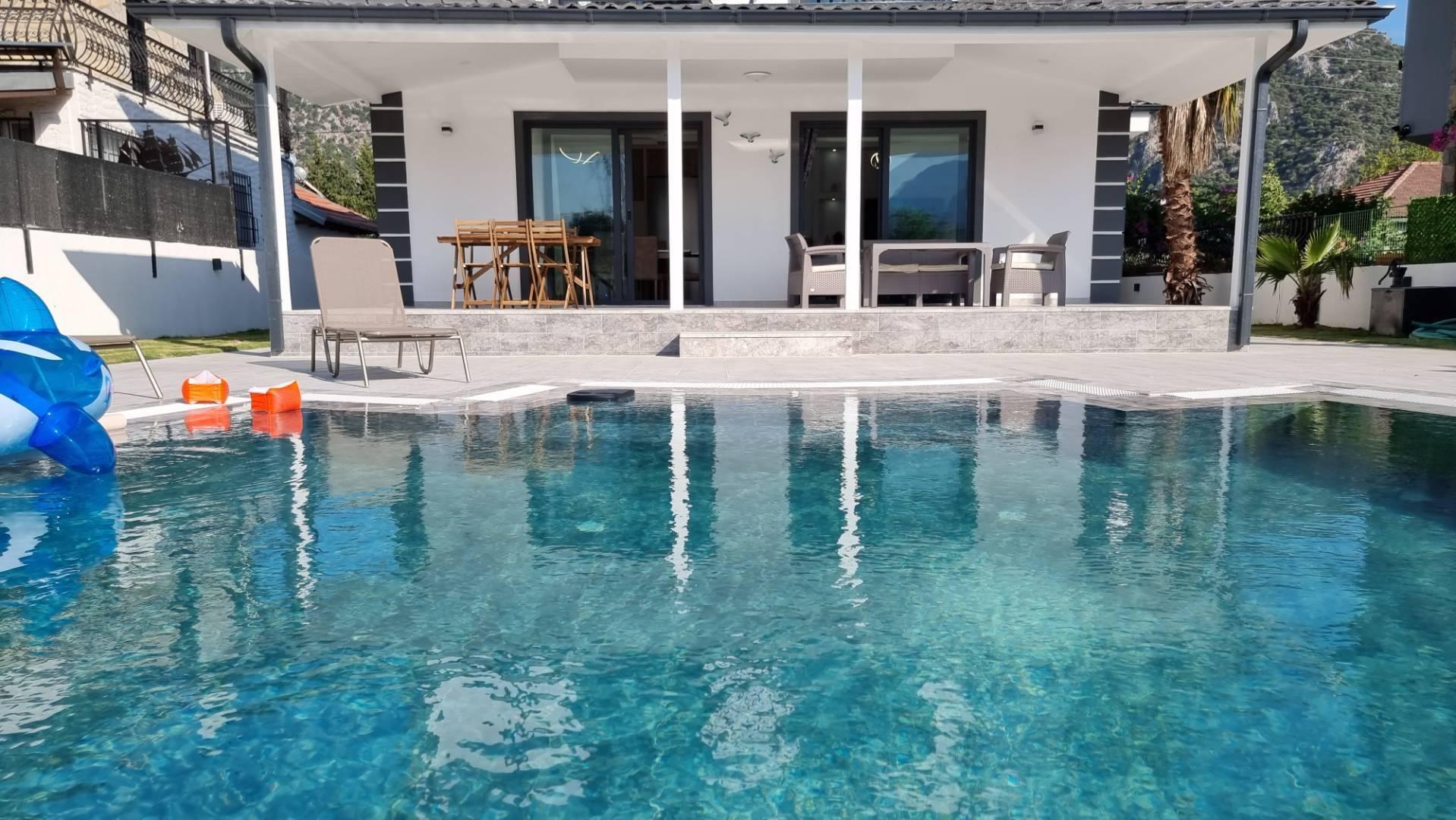 Ortaca Dalyan'da Büyük Ailelere Uygun, Özel Havuzlu, Ferah Villa-27805