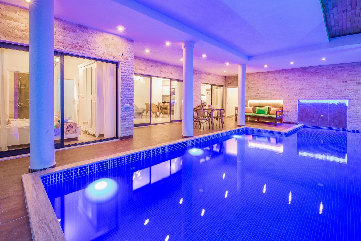 Kaş İslamlar'da Muhteşem Deniz Manzaralı, Özel Havuzlu, Kiralık Villa