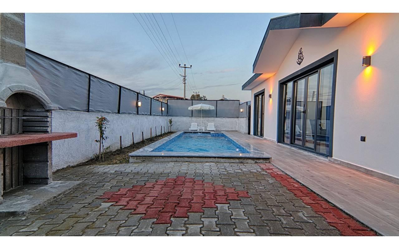 Fethiye Çiftlik'te Bahçeli, Özel Havuzlu, Modern Villa-31133
