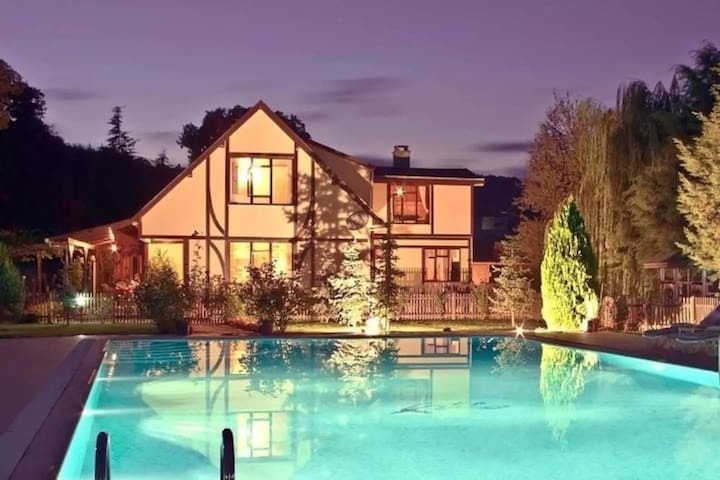 İstanbul'da Görenleri Hayran Bırakan, Büyük Yüzme Havuzlu, Şık Villa