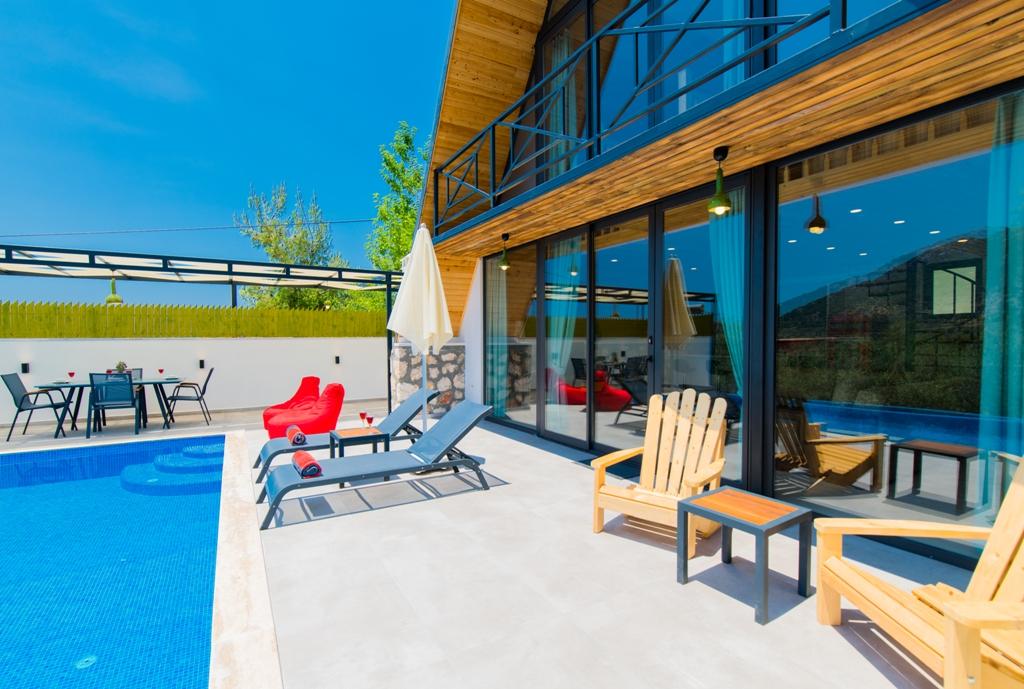 Kaş İslamlar'da Muhteşem Doğada, Özel Havuzlu, Şık Bungalov-19643