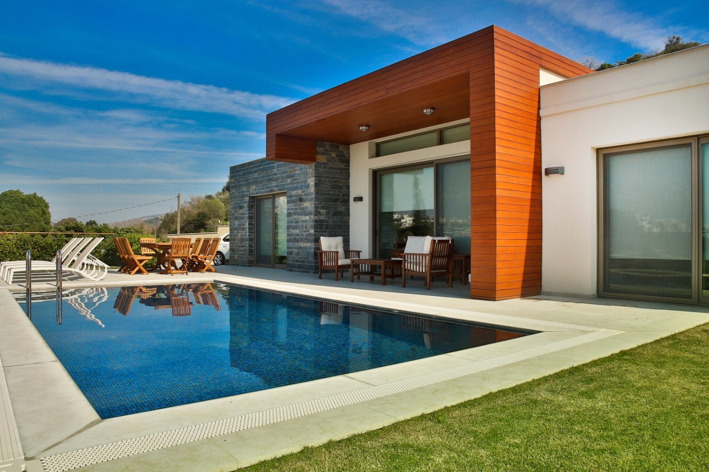 Muğla Bodrum'da Plaja Yakın, Özel Havuzlu, Modern Villa